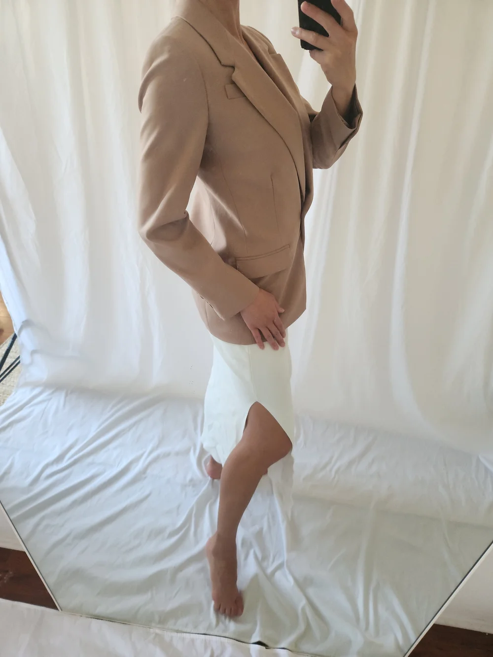 J. Crew Virgin Wool Beige Blazer